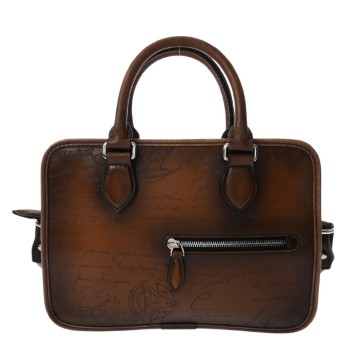 ベルルッティ 2WAY アンジュール ガリバー  カリグラフィ ブラウン スクリットレザー メンズ バッグ 【中古】【bag】