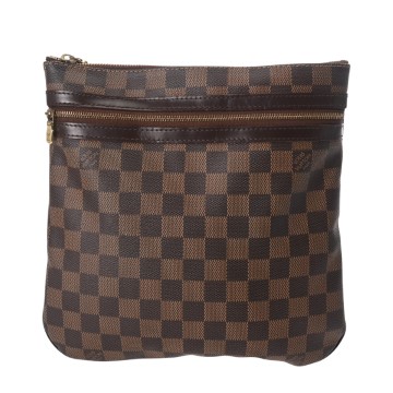 ルイ ヴィトン ダミエ ポシェット ボスフォール ブラウン N51111 ダミエキャンバス レディース バッグ 【中古】【bag】