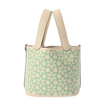 エルメス ピコタン ロック マイクロ ラッキーデイジー ナタ/ヴェール ヴォースイフト レディース バッグ 【中古】【bag】