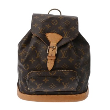ルイ ヴィトン モノグラム モンスリ MM ブラウン M51136 モノグラムキャンバス レディース バッグ 【中古】【bag】