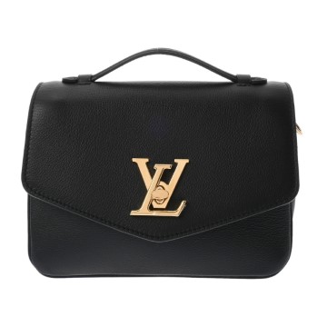 ルイ ヴィトン ロックミー オックスフォード ブラック M22735 グレインレザー レディース バッグ 【中古】【bag】