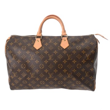 ルイ ヴィトン モノグラム スピーディ 40 ブラウン M41522 モノグラムキャンバス レディース バッグ 【中古】【bag】