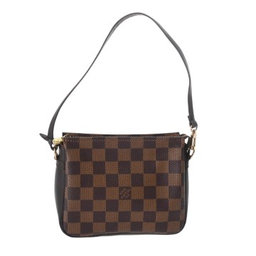 ルイ ヴィトン ダミエ トゥル―スメイクアップ ブラウン N51982 ダミエキャンバス レディース 【中古】【bag】