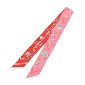 エルメス ツイリー CEST LA FETE マルチカラー シルク100％ レディース 【中古】【other】