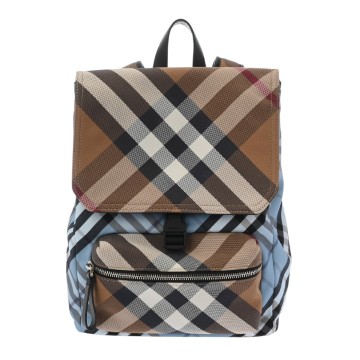 バーバリー バーバリーチェック バックパック ミニ マルチカラー 8054137 ナイロン ユニセックス バッグ 【中古】【bag】