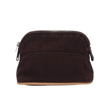 エルメス ボリード ポーチ ミニミニ ボルドー キャンバス ユニセックス 【中古】【bag】