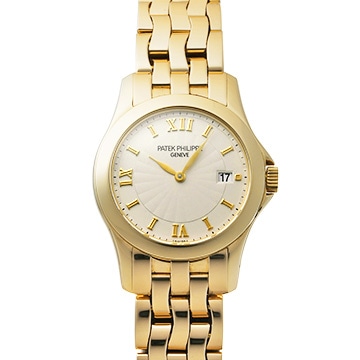 パテック フィリップ カラトラバ 4906/1J-001 ホワイト レディース 時計 【中古】【wristwatch】