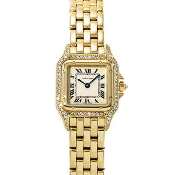 カルティエ パンテール 866919 アイボリー レディース 時計 【中古】【wristwatch】