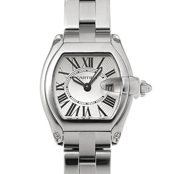 カルティエ ロードスター SM W62016V3 シルバー レディース 時計 【中古】【wristwatch】