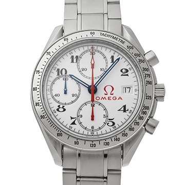 オメガ スピードマスター デイト オリンピックコレクション 3513.20 ホワイト メンズ 時計 【中古】【wristwatch】