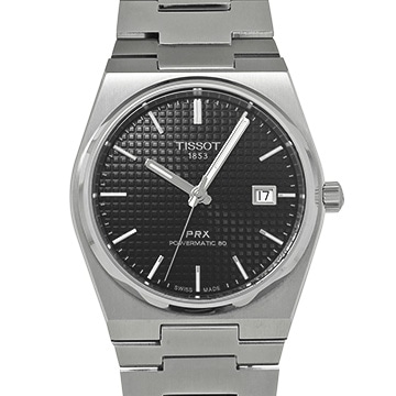 ティソ PRX パワーマティック 80 T137.407.11.051.00 ブラック メンズ 時計 【中古】【wristwatch】