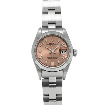 ロレックス オイスター パーペチュアル デイト 79160 ピンク レディース 時計 【中古】【wristwatch】