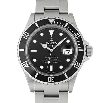 ロレックス サブマリーナ デイト 16610 ブラック メンズ 時計 【中古】【wristwatch】