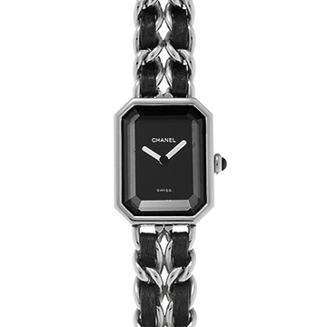 シャネル プルミエール M H0451 ブラック レディース 時計 【中古】【wristwatch】