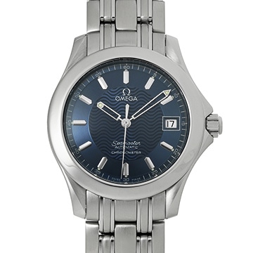 オメガ シーマスター 120 2501.81 ブルー メンズ 時計 【中古】【wristwatch】