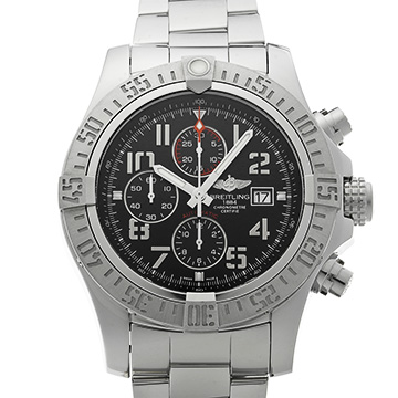 ブライトリング スーパーアベンジャー II A1337111/BC28 ブラック メンズ 時計 【中古】【wristwatch】