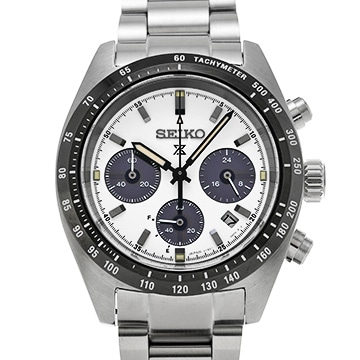セイコー プロスペックス スピードタイマー SBDL085 ホワイト/ブラック メンズ 時計 【中古】【wristwatch】