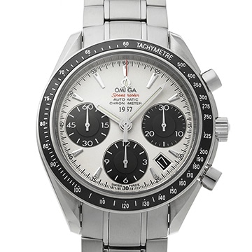 オメガ スピードマスター デイト 1957 323.30.40.40.02.001 ホワイト/ブラック メンズ 時計 【中古】【wristwatch】