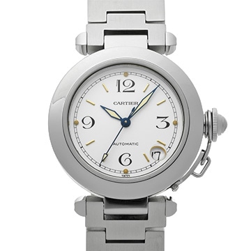 カルティエ パシャC W31015M7 ホワイト ユニセックス 時計 【中古】【wristwatch】