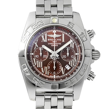 ブライトリング クロノマット 44 AB011012 ブラウン メンズ 時計 【中古】【wristwatch】