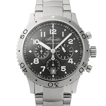 ブレゲ トランスアトランティック タイプ XXI 3810ST/92/SZ9 グレー メンズ 時計 【中古】【wristwatch】
