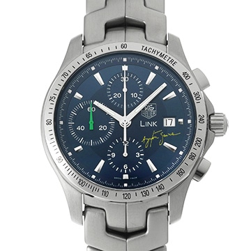 タグ ホイヤー リンク セナモデル　2004本限定 CJF2113.BA0576 ブルー メンズ 時計 【中古】【wristwatch】