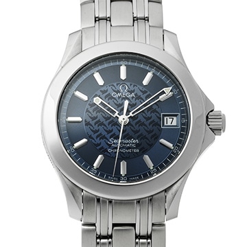 オメガ シーマスター 120 ジャック・マイヨール 2000 2506.80 ブルー メンズ 時計 【中古】【wristwatch】