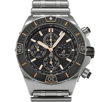 ブライトリング スーパー クロノマット 44 フォー イヤー カレンダー I19320251B1S1 ブラック メンズ 時計 【中古】【wristwatch】