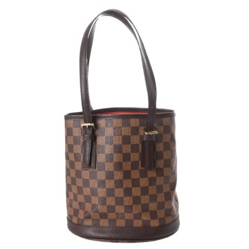 ルイ ヴィトン ダミエ マレ トートバッグ ブラウン N42240 ダミエキャンバス レディース バッグ 【中古】【bag】