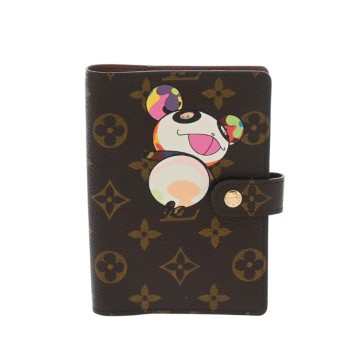 ルイ ヴィトン LV×村上隆 アジェンダPM モノグラムパンダ ブラウン R20011 モノグラムキャンバス ユニセックス 筆記具 【中古】【other】
