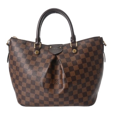 ルイ ヴィトン ダミエ シエナ MM 2WAY ブラウン N41546 ダミエキャンバス メンズ バッグ 【中古】【bag】