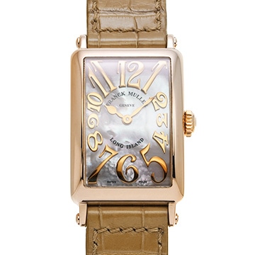 フランクミュラー ロングアイランド 902QZRELMOPP 5N ピンクシェル レディース 時計 【中古】【wristwatch】
