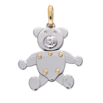 ポメラート オルセット チャーム シルバー K18イエローゴールド YG/ステンレス レディース ジュエリー 【中古】【jewelry】