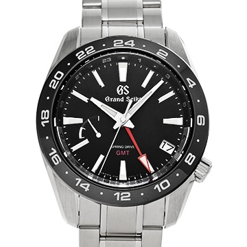 グランドセイコー スポーツコレクション スプリングドライブ GMT SBGE253 ブラック メンズ 時計 【中古】【wristwatch】
