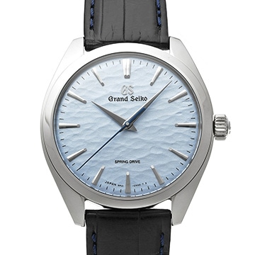 グランドセイコー エレガンスコレクション スプリングドライブ 御神渡り SBGY007 ブルー メンズ 時計 【中古】【wristwatch】