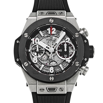 ウブロ ビッグバン ウニコ チタニウム セラミック 441.NM.1170.RX スケルトン メンズ 時計 【中古】【wristwatch】