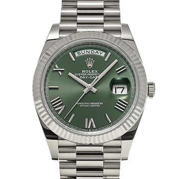 ロレックス デイデイト 40 228239 オリーブグリーン メンズ 時計 【中古】【wristwatch】