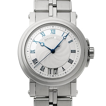 ブレゲ マリーンII ラージデイト 5817ST/12/SV0 シルバー メンズ 時計 【中古】【wristwatch】