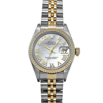 ロレックス デイトジャスト 79173NR ホワイトシェル レディース 時計 【中古】【wristwatch】