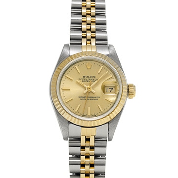 ロレックス デイトジャスト 69173 シャンパン レディース 時計 【中古】【wristwatch】