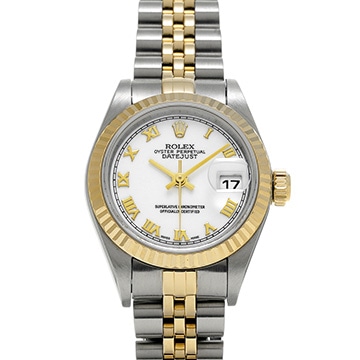 ロレックス デイトジャスト 79173 ホワイト レディース 時計 【中古】【wristwatch】