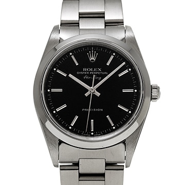 ロレックス エアキング 14000 ブラック メンズ 時計 【中古】【wristwatch】
