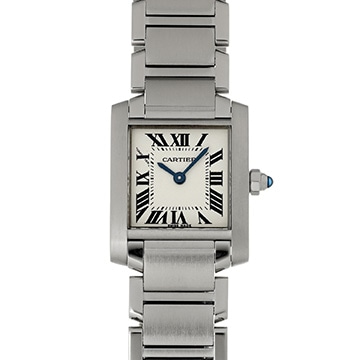 カルティエ タンクフランセーズ SM　 W51008Q3 シルバー レディース 時計 【中古】【wristwatch】