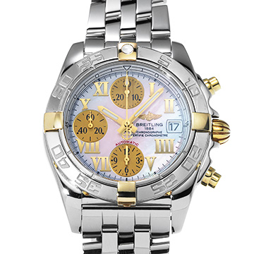 ブライトリング クロノギャラクティック B154A97PA ホワイトシェル メンズ 時計 【中古】【wristwatch】