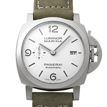 パネライ ルミノールマリーナ 44mm PAM01314 ホワイト メンズ 時計 【中古】【wristwatch】
