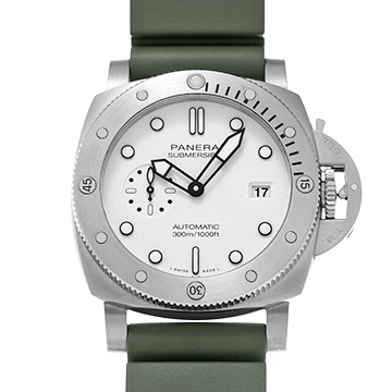 パネライ サブマーシブル クアランタクアトロ ビアンコ PAM01226 ホワイト メンズ 時計 【中古】【wristwatch】
