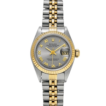 ロレックス デイトジャスト 79173 グレー レディース 時計 【中古】【wristwatch】