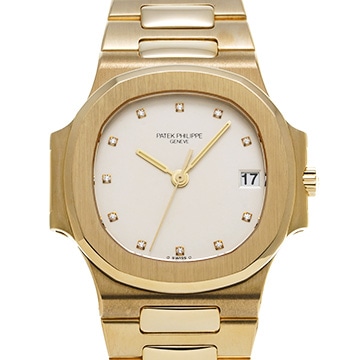 パテック フィリップ ノーチラス シグマダイヤル 3800/1J-001 アイボリー/ダイヤモンド メンズ 時計 【中古】【wristwatch】