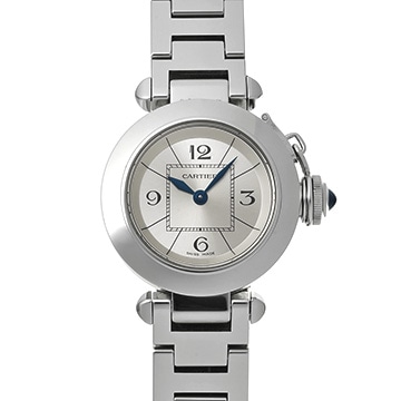 カルティエ ミスパシャ W3140007 シルバー レディース 時計 【中古】【wristwatch】