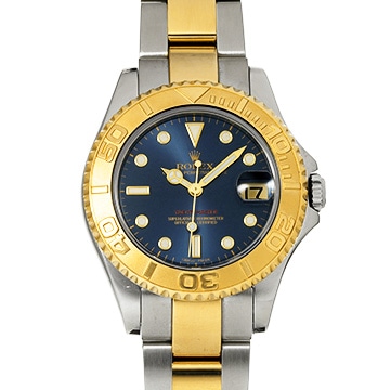 ロレックス ヨットマスター 168623 ブルー ユニセックス 時計 【中古】【wristwatch】